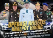 Satlantas Polres Prabumulih Lakukan Ops Khusus Penertiban Knalpot Brong