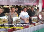 Direktorat Tipidter Mabes Polri Berhasil Bongkar Kasus Illegal Logging di Kalteng