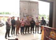 Polres Pagaralam Gelar Patroli Dialogis ke Gudang Logistik KPU