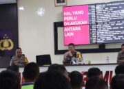 Berikan Arahan Penggunaan Senpi Dinas, Kapolres : Gunakan Sesuai SOP