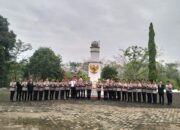 Kapolres Prabumulih Pimpin Upacara Ziarah Makam Pahlawan Peringati Hari Bhayangkara ke-78