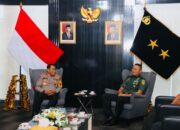 Sinergi TNI – Polri, Danrem 044/Garuda Dempo Gelar Kunjungan Silaturahmi Dengan Kapolda Sumsel