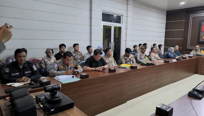 Kabag Ops Polres Prabumulih Ikuti Persiapan Pelaksanaan Operasi Mantap Raja Musi 2024