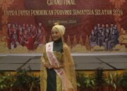 Izzaty Denatis Puteri Delegasi SMPN 9 Palembang Berhasil Sabet Best Fotogenic di Pemilihan Putri Pendidikan Sumsel 2024